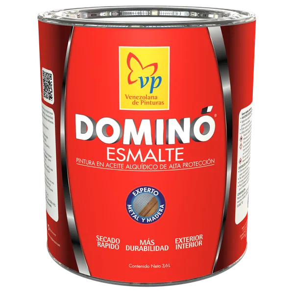 Pintura Esmalte Brillante VP Dominó 1/4 Galón Tipo B